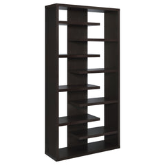 Best Furniture Outlet - Coaster - Altmark 71-inch 8-shelf Open Bookcase Cappuccino - 800265