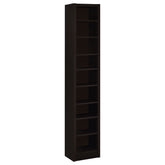 Best Furniture Outlet - Coaster - Eliam 71-inch 8-shelf Bookcase Cappuccino - 800285