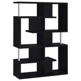 Best Furniture Outlet - Coaster - Hoover 63-inch 5-shelf Bookshelf Black - 800309