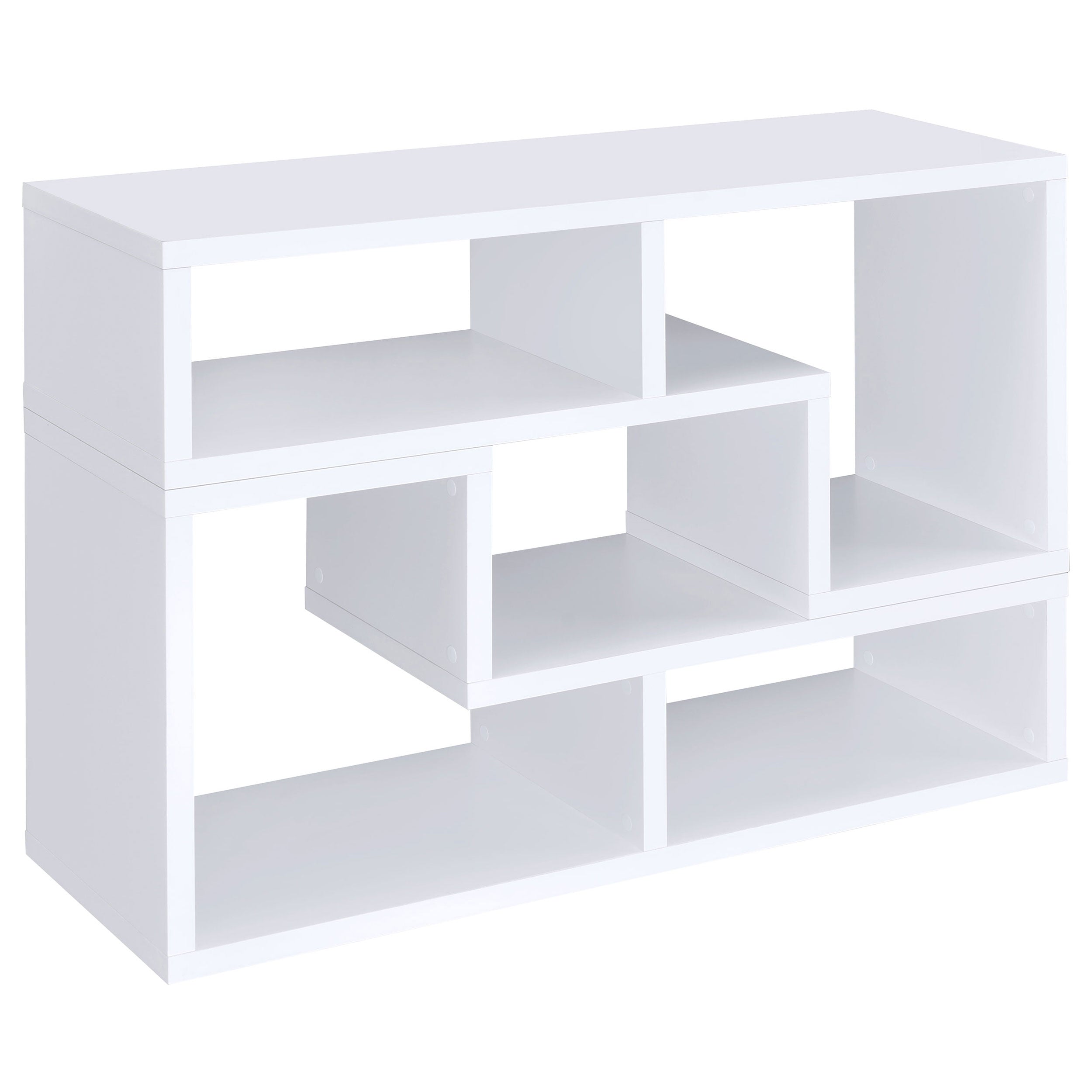 Best Furniture Outlet - Coaster - Velma Multipurpose TV Stand and Bookshelf White - 800330