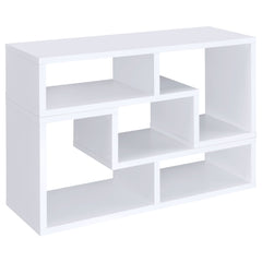 Best Furniture Outlet - Coaster - Velma Multipurpose TV Stand and Bookshelf White - 800330