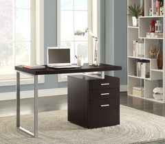 Brennan 47-inch 3-drawer Office Computer Desk Cappuccino