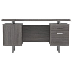 Lawtey 60-inch 2-drawer Office Computer Desk Weathered Grey