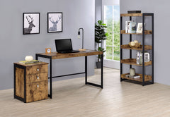 Estrella 47-inch Engineered Wood Writing Desk Rustic Nutmeg