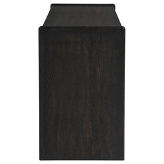 Leandro 2-drawer Home Office Writing Desk Burnished Black