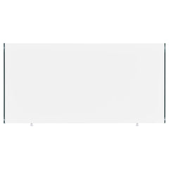 Dobrev 48-inch 2-drawer Writing Desk White High Gloss