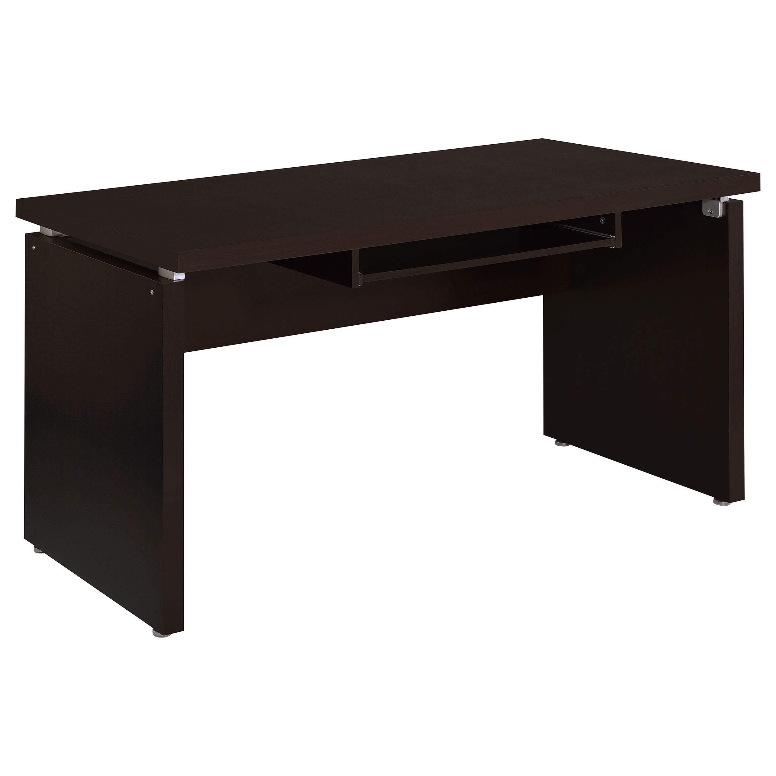 Best Furniture Outlet - Coaster - Skylar 55-inch Computer Desk with Keyboard Drawer Cappuccino - 800891