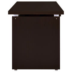 Skylar 55-inch Computer Desk with Keyboard Drawer Cappuccino