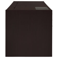 Halston 60-inch 3-drawer Office Computer Desk Cappuccino