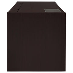 Halston 60-inch 3-drawer Office Computer Desk Cappuccino