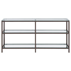 Kate 55-inch 4-shelf Console Bookcases Black Nickel