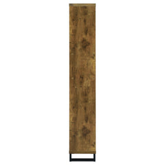 Delwin 71-inch 6-shelf Bookshelf Rustic Nutmeg