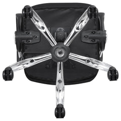 Gerta Upholstered Adjustable Mesh Office Desk Chair Black