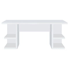 Alice 71-inch 4-shelf Engineered Wood Writing Desk White