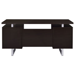 Lawtey 60-inch 2-drawer Office Computer Desk Cappuccino