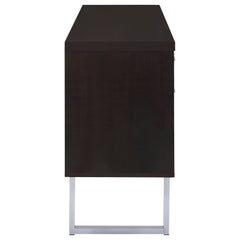 Lawtey 5-drawer Home Office Storage Credenza Cappuccino