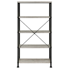 Analiese 63-inch 4-shelf Bookshelf Grey Driftwood