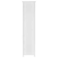 Dylan 68-inch 4-shelf Storage Bookshelf White High Gloss