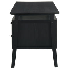 Goodson 64-inch 4-Drawer Double Pedestal Computer Desk Black