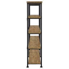 Analiese 63-inch 4-shelf Double Bookshelf Mango
