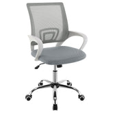 Best Furniture Outlet - Coaster - Felton Upholstered Adjustable Home Office Desk Chair Grey - 802015