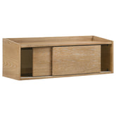 Best Furniture Outlet - Coaster - Fabian Bookshelf Bridge with Cubbies Distressed Light Brown - 802044