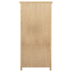 Vermes 72-inch 2-door Home Office Cabinet Bookcase Light Ash