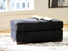 Best Furniture Outlet - Ashley Furniture - Whitmore Manor Living Room - Ottoman / Black Pearl - 8040414