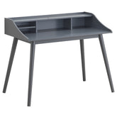 Best Furniture Outlet - Coaster - Percy 45-inch 4-compartment Writing Desk Grey - 804497