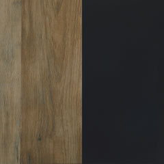 Rito 4-tier Multi-Display Shelf Rustic Brown and Black