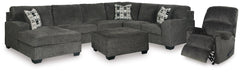 Best Furniture Outlet - Ashley Furniture - Ballinasloe 3-Piece Sectional, Recliner and Ottoman - 3-Piece Sectional, Recliner and Ottoman - 80703U2