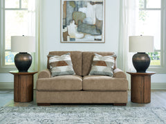Best Furniture Outlet - Ashley Furniture - Jayne Park Living Room - Loveseat / Pecan - PC8150535