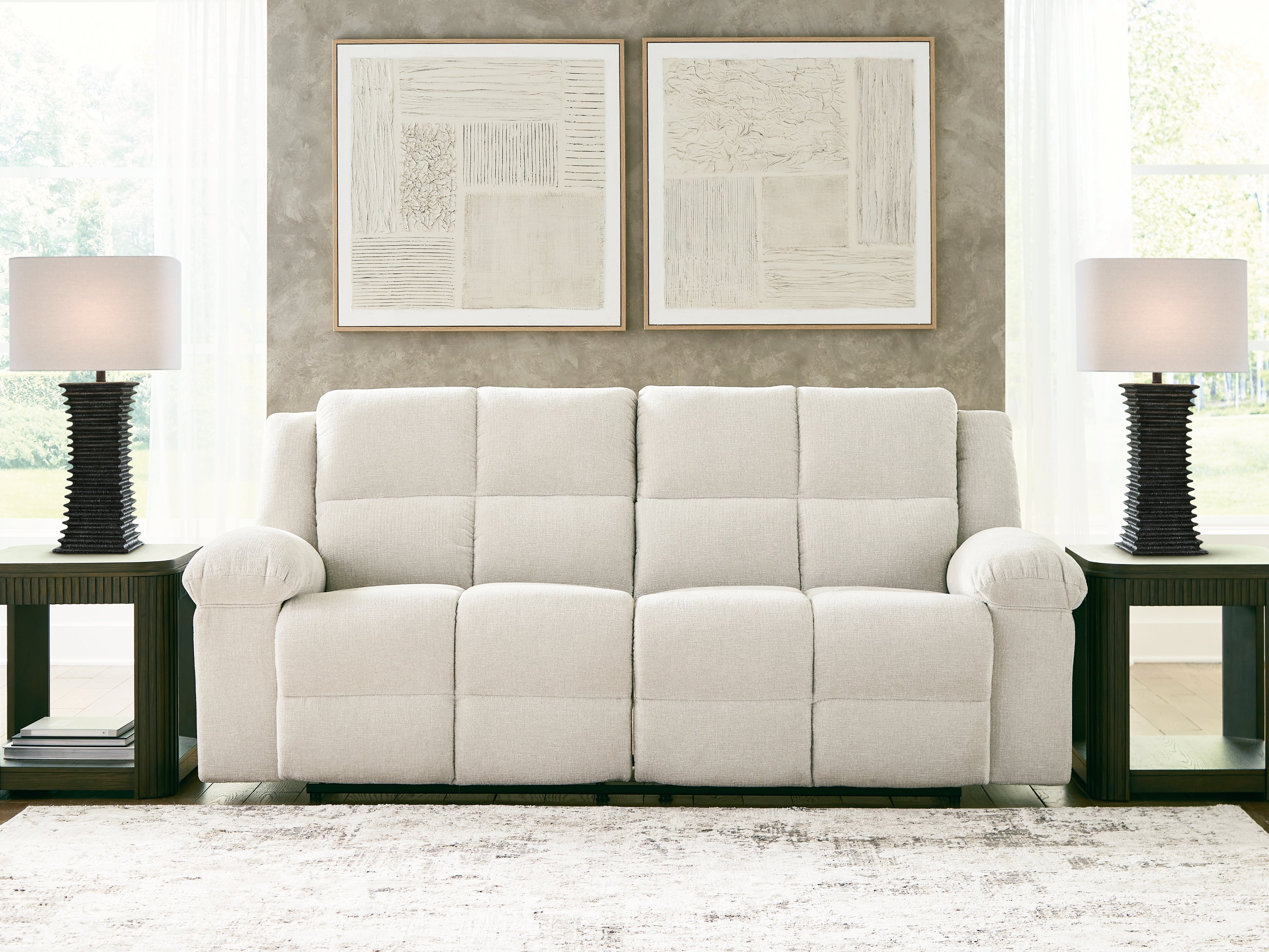 Best Furniture Outlet - Ashley Furniture - Orlen Living Room - 2 Seat Reclining Sofa / Winter - 8160281
