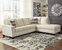 Best Furniture Outlet - Ashley Furniture - Abinger Sectional - LAF 2-Piece Sectional with Chaise / Natural - 83904S2