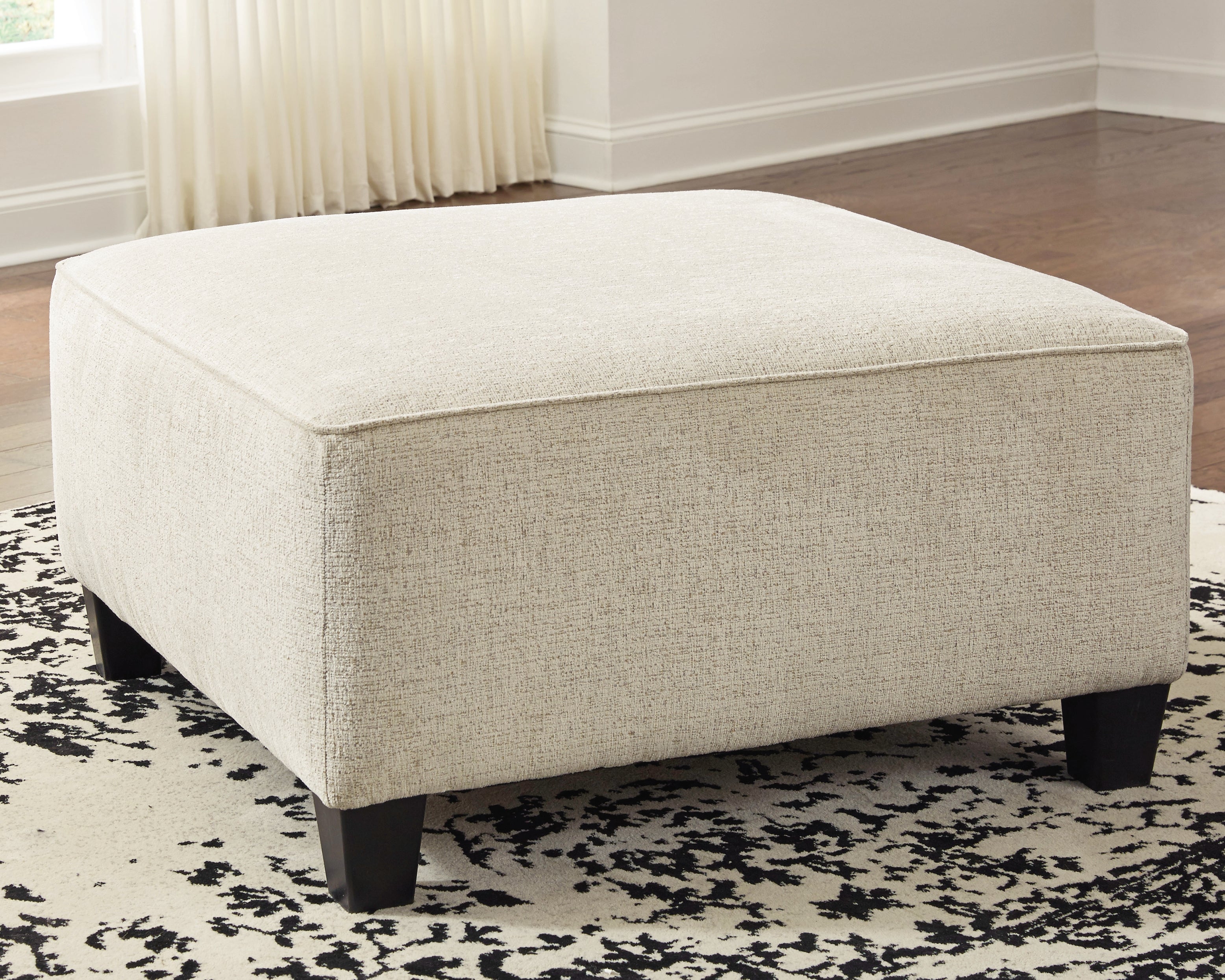 Best Furniture Outlet - Ashley Furniture - Abinger Living Room - Oversized Accent Ottoman / Natural - 8390408