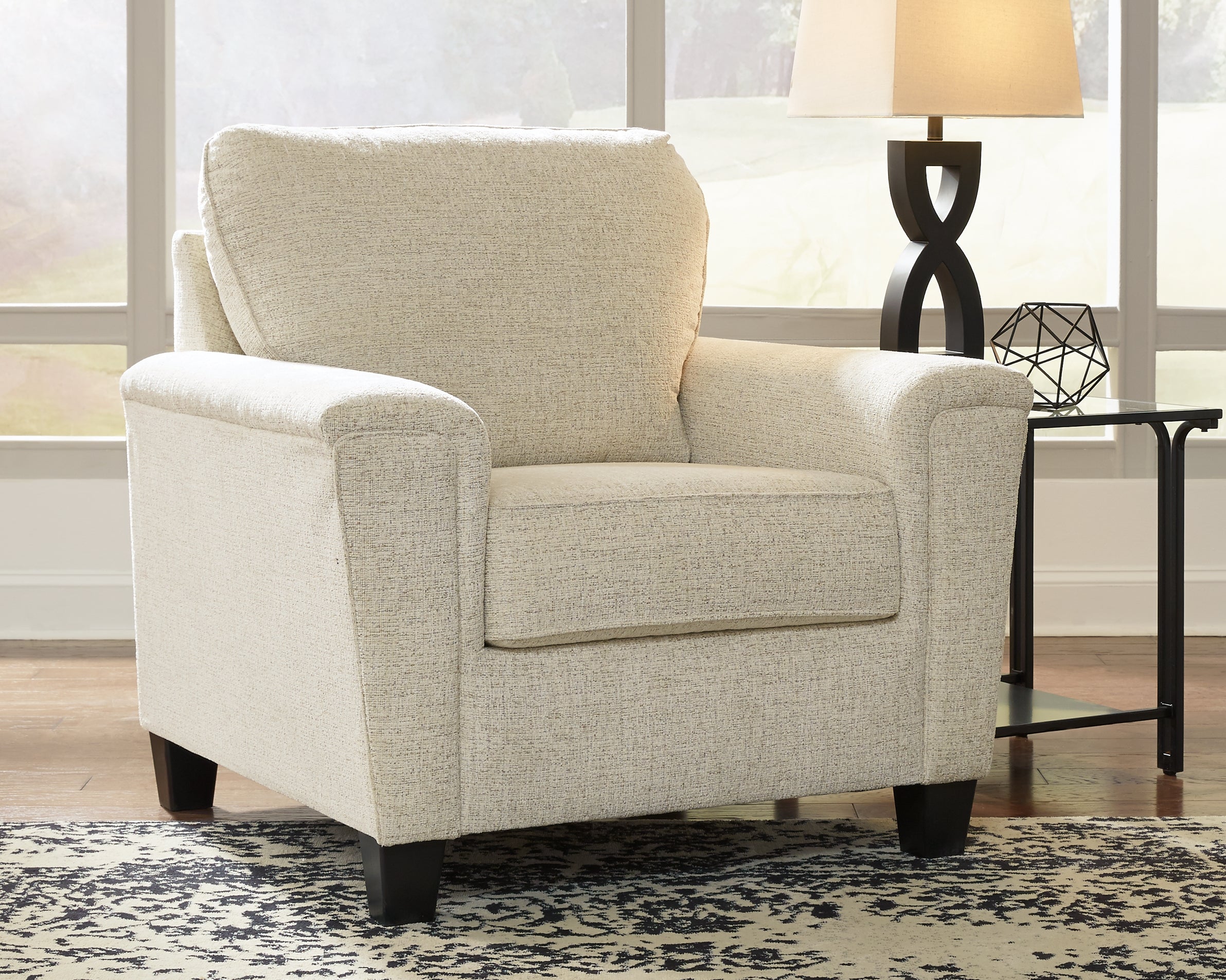 Best Furniture Outlet - Ashley Furniture - Abinger Living Room - Oversized Accent Ottoman / Natural - 8390408