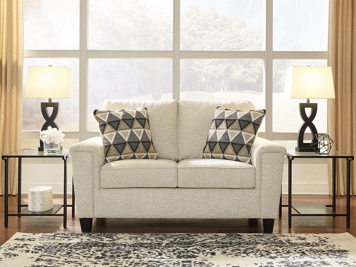 Best Furniture Outlet - Ashley Furniture - Abinger Living Room - Loveseat / Natural - 8390435
