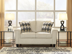 Best Furniture Outlet - Ashley Furniture - Abinger Living Room - Loveseat / Natural - 8390435