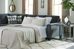 Best Furniture Outlet - Ashley Furniture - Abinger Sectional - LAF 2-Piece Sectional with Chaise / Smoke - 83905S2