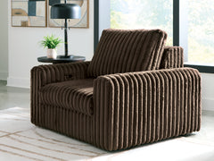 Best Furniture Outlet - Ashley Furniture - HamlinBay Living Room - Power Gliding Chaise / Chocolate - PC8680415P