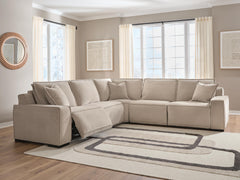 Best Furniture Outlet - Ashley Furniture - Carceri Sectional - 5-Piece Power Sectional Reclining Sofa / Cashmere - 87003S4
