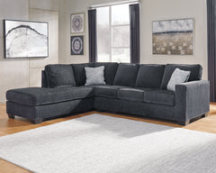 Best Furniture Outlet - Ashley Furniture - Altari Sectional - RAF 2-Piece Sectional with Chaise / Slate - 87213S1