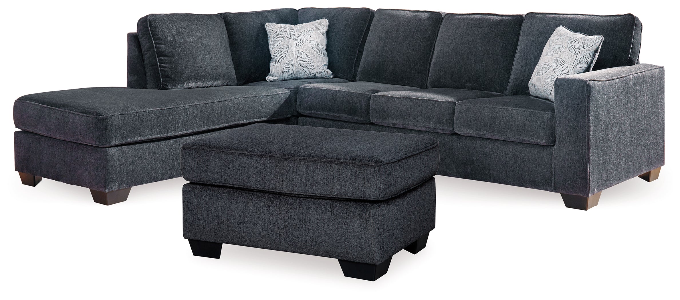 Best Furniture Outlet - Ashley Furniture - Altari 2-Piece Sectional with Chaise and Ottoman - 2-Piece Sectional with Chaise and Ottoman - 87213U11