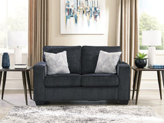 Best Furniture Outlet - Ashley Furniture - Altari Living Room - Loveseat / Slate - 8721335