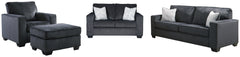 Best Furniture Outlet - Ashley Furniture - Altari Sofa, Loveseat, Chair and Ottoman - Sofa, Loveseat, Chair and Ottoman - 87213U8