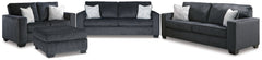 Best Furniture Outlet - Ashley Furniture - Altari Sofa Sleeper, Sofa, Loveseat, and Ottoman - Sofa Sleeper, Sofa, Loveseat, and Ottoman - 87213U5