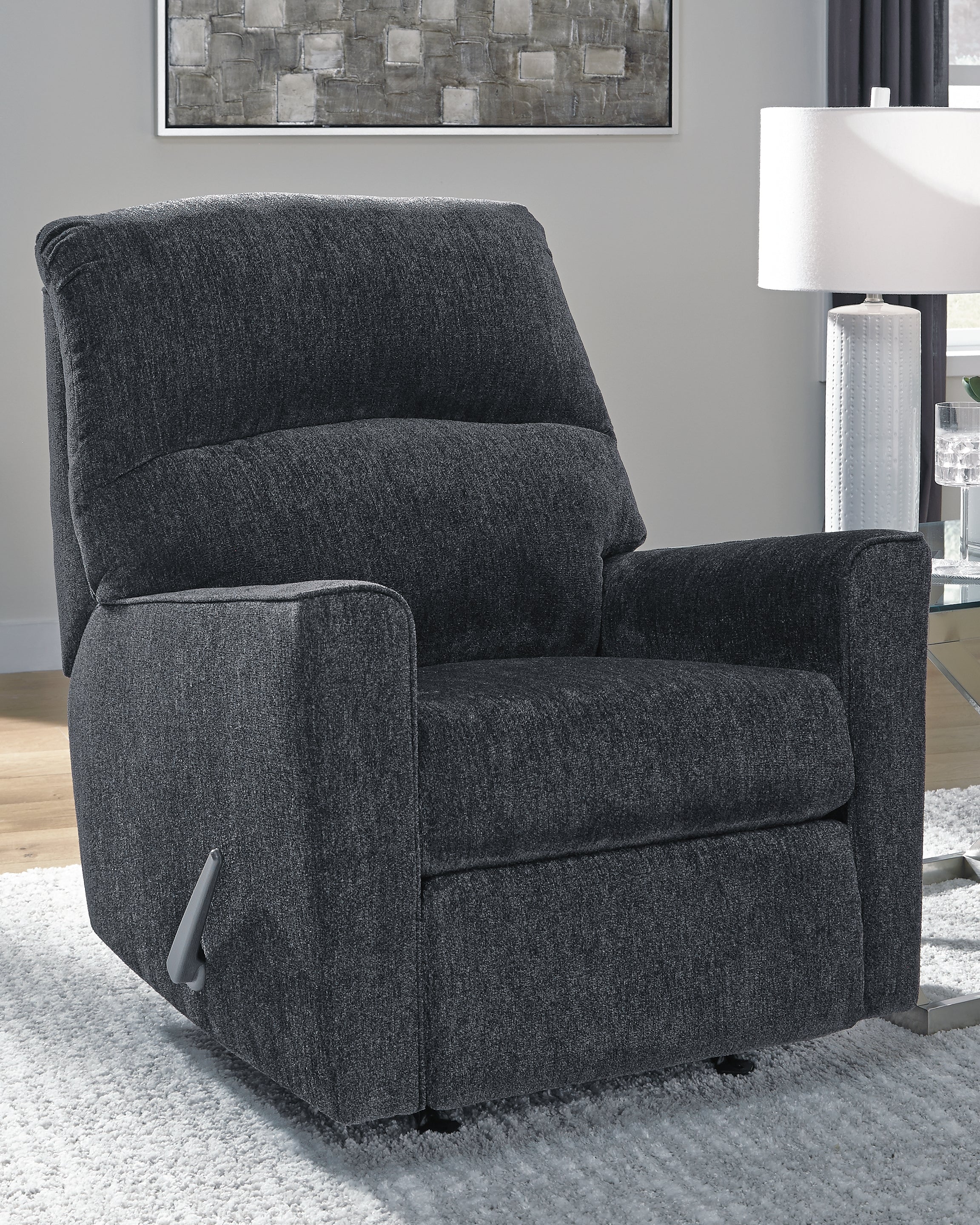 Best Furniture Outlet - Ashley Furniture - Altari Living Room - Rocker Recliner / Slate - 8721325