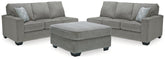 Best Furniture Outlet - Ashley Furniture - Altari 2-Piece Sectional with Ottoman - 2-Piece Sectional with Ottoman - 87214U3