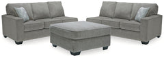 Best Furniture Outlet - Ashley Furniture - Altari 2-Piece Sectional with Ottoman - 2-Piece Sectional with Ottoman - 87214U3