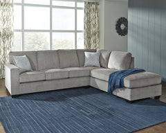 Best Furniture Outlet - Ashley Furniture - Altari Sectional - LAF 2-Piece Sectional with Chaise / Alloy - 87214S2
